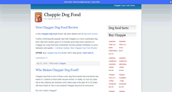 Desktop Screenshot of chappiedogfood.com